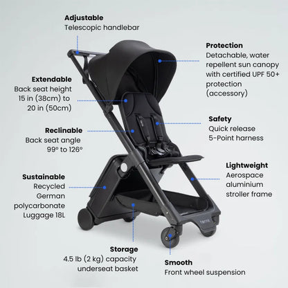 🌍 **Meet the World's First 2-in-1 Travel Stroller &amp; Luggage!** ✈️