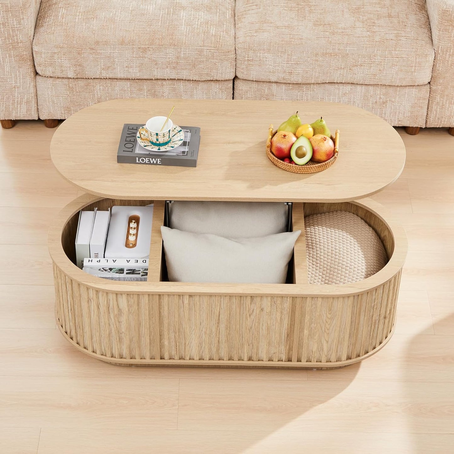✨ Hidden Storage + Lift Top = Your Living Room's New Favorite! 😍
